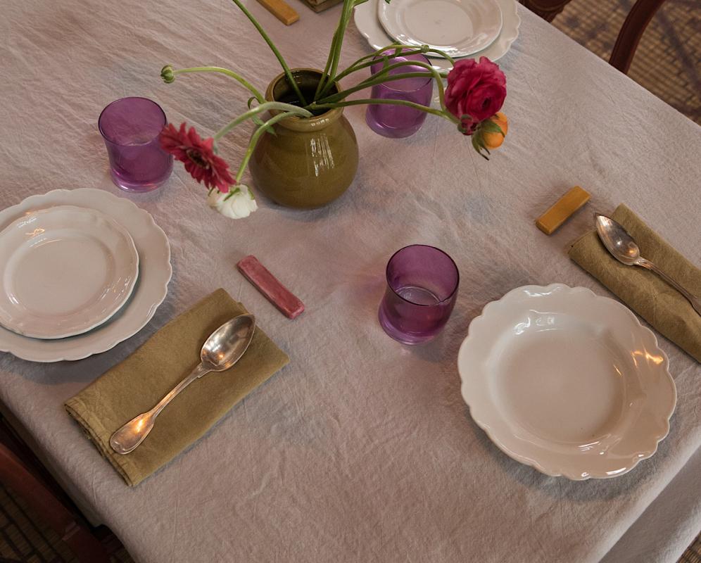 Serviette de table en lin - Couleur Chanvre