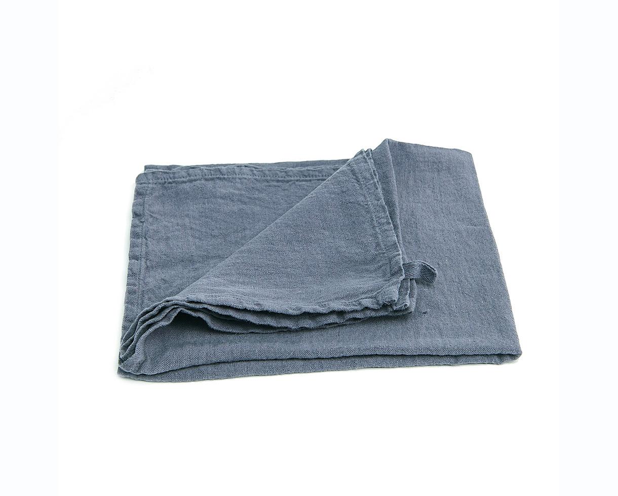 Linen tea towel Blue Tea - Couleur Chanvre