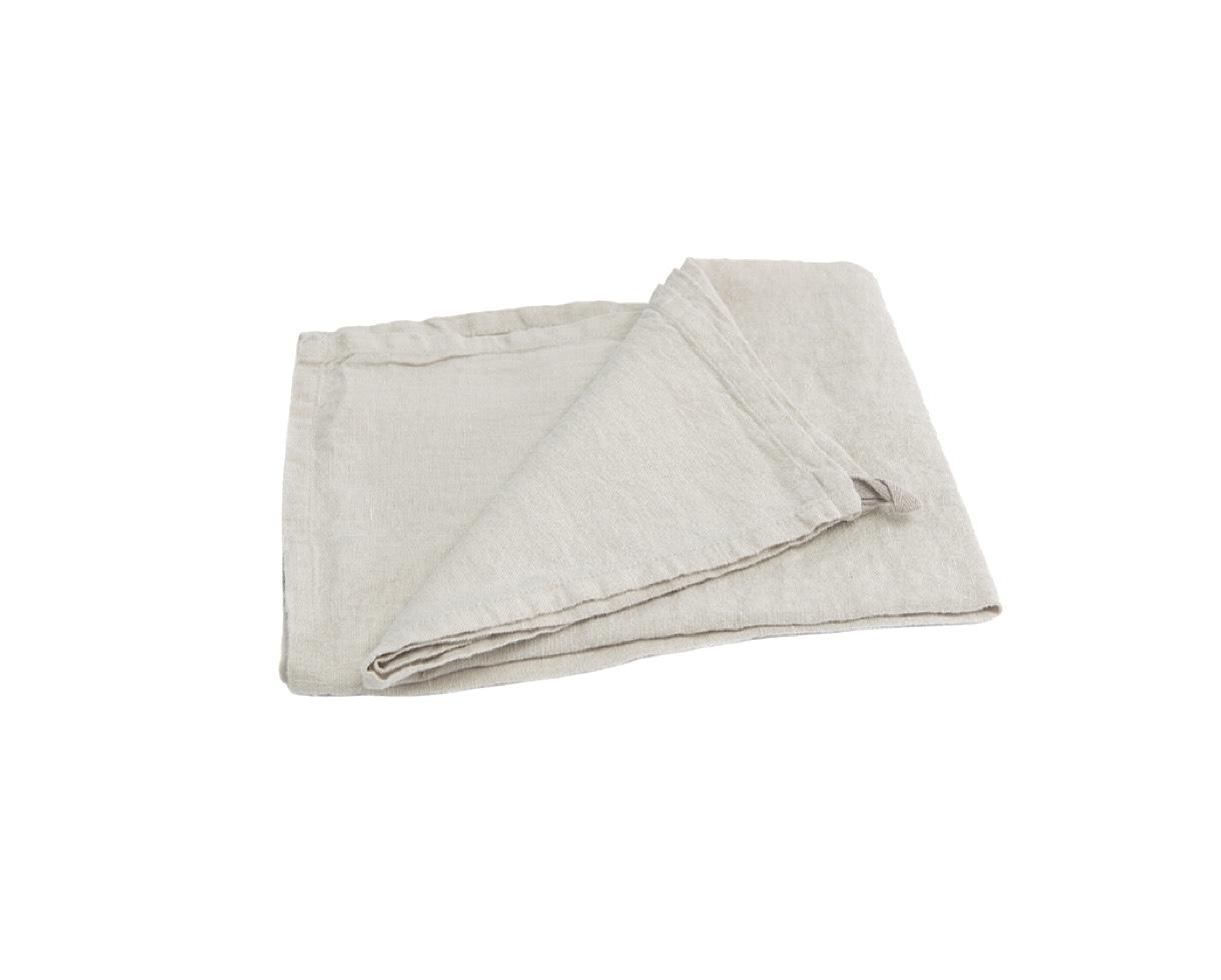Linen tea towel Pearl Grey - Couleur Chanvre