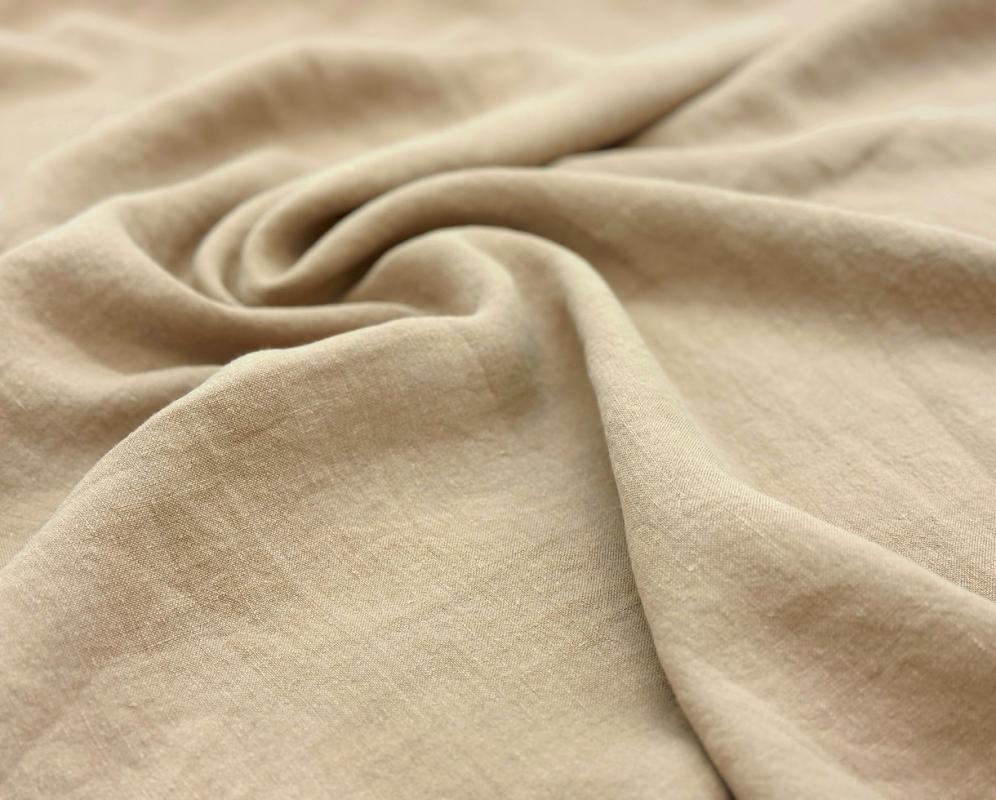 Tissu de lin 270gr/m2 - Couleur Chanvre