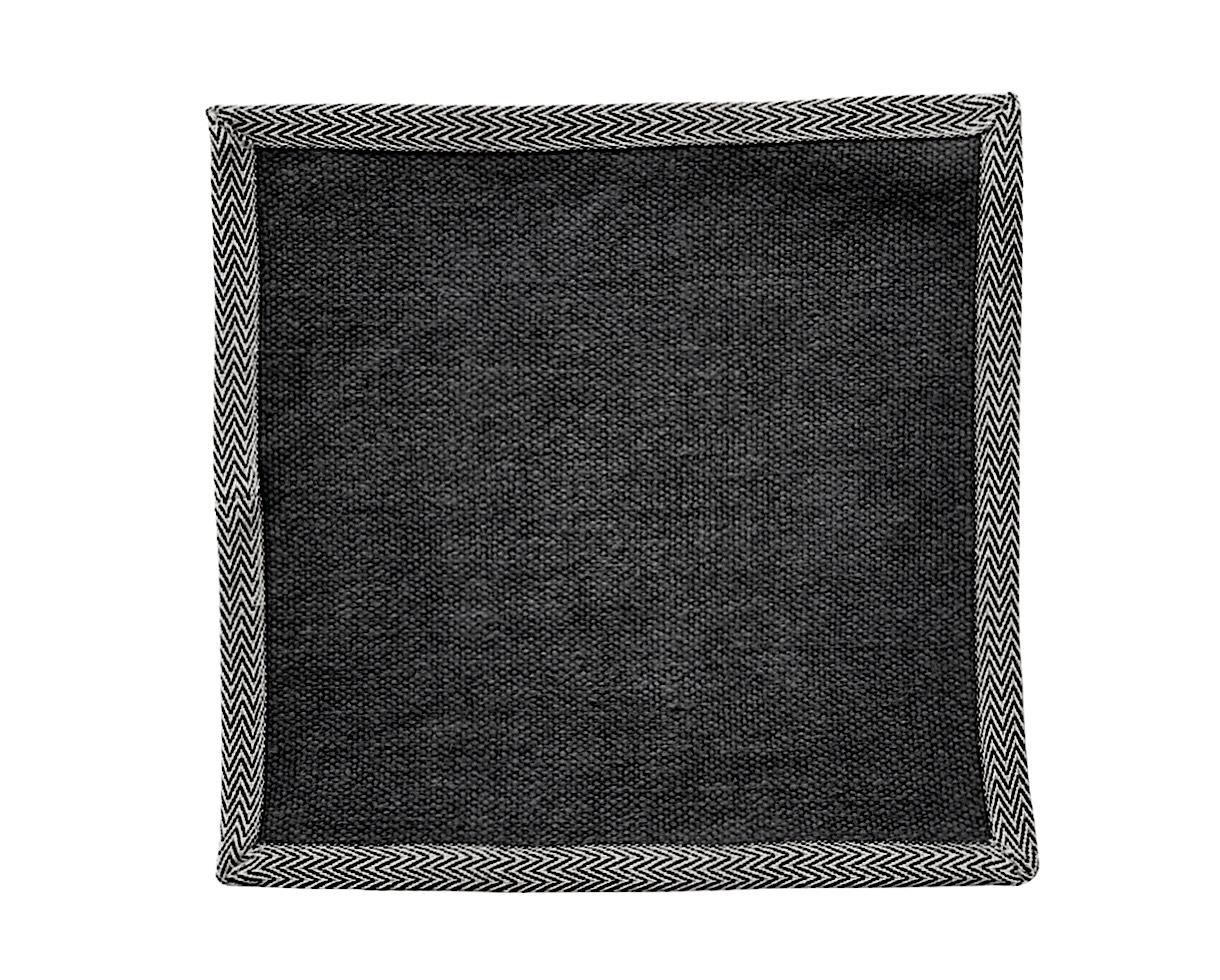 Tapis en Lin Anthracite - Couleur Chanvre