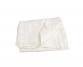 Linen tea towel with lace White Limestone - Couleur Chanvre