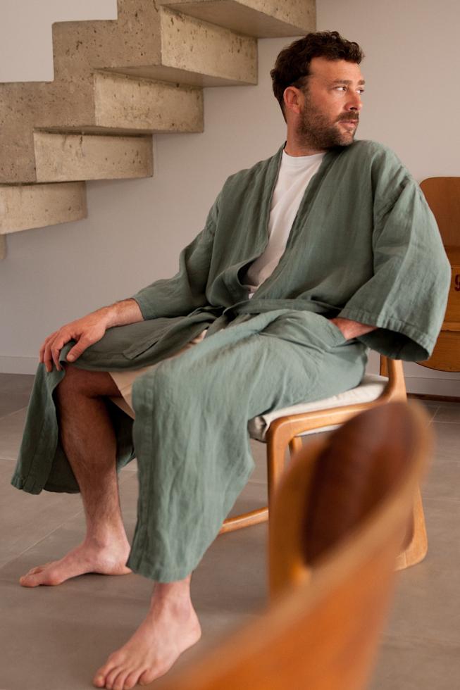 Hemp Kimono Jade - Couleur Chanvre
