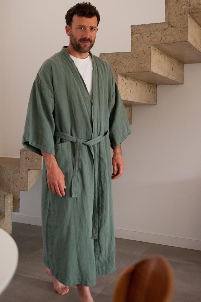 Hemp Kimono Jade - Couleur Chanvre