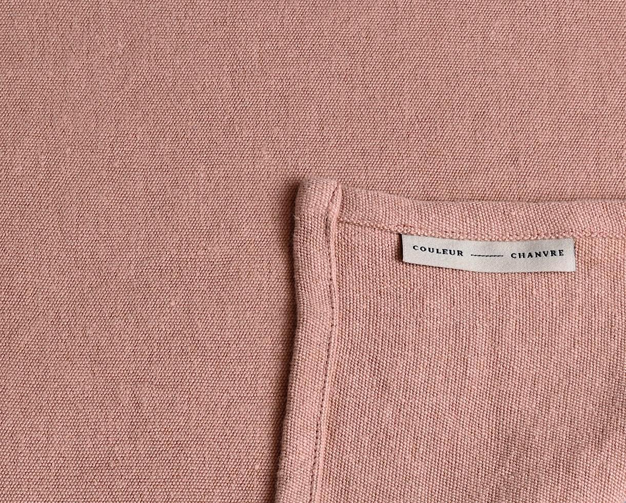 Set de table en lin 500 gr Rose des sables - Couleur Chanvre