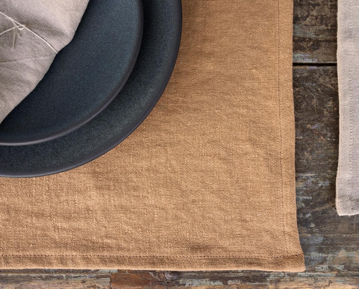 Set de table en lin 500 gr Camel - Couleur Chanvre