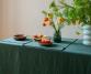 Set de table en lin 500 gr Vert Emeraude - Couleur Chanvre