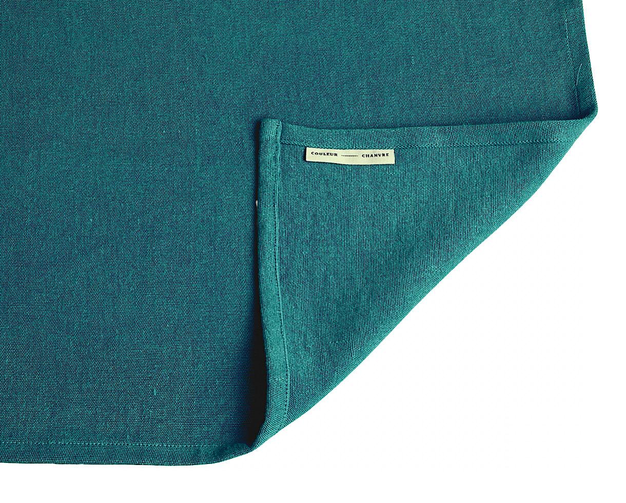Leintischset Smaragdgrün - Couleur Chanvre