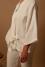 Veste kimono courte en chanvre Blanc de chaux - Couleur Chanvre