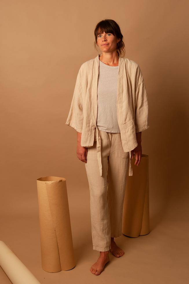 Hose aus Hanf Ton - Couleur Chanvre