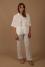 Pantalones de pijama Blanco de cal - Couleur Chanvre