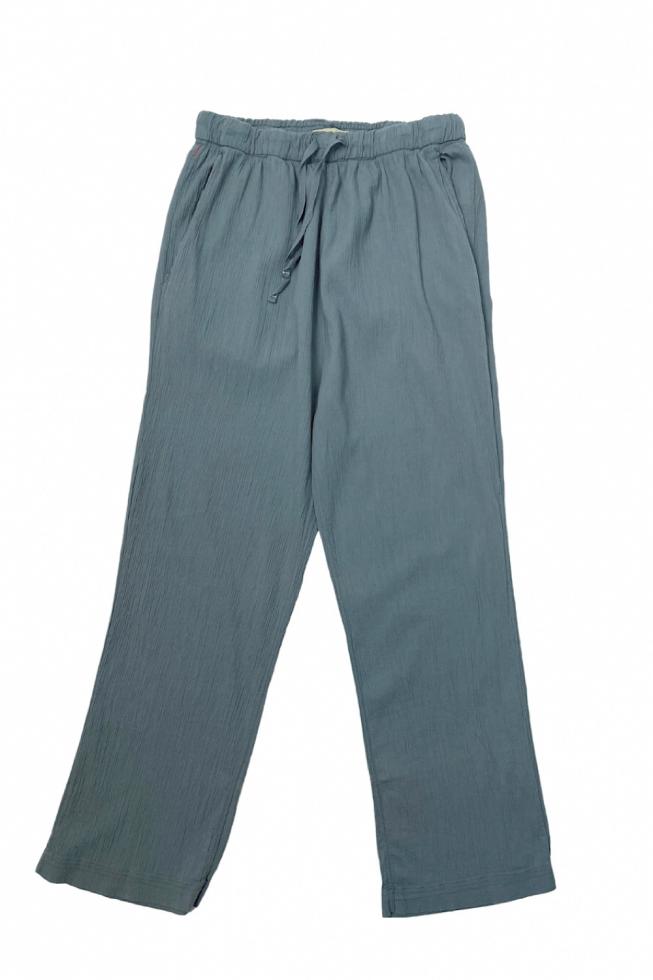 Pantalones de pijama Té azul - Couleur Chanvre