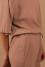 Pantalon de Pyjama Rose des sables - Couleur Chanvre