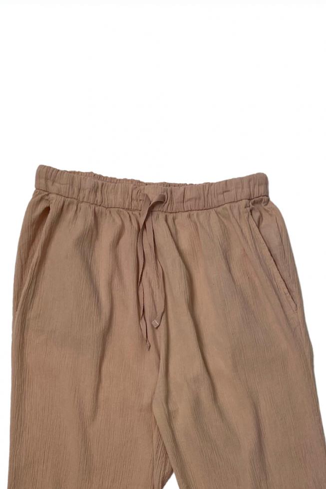 Pantalon de Pyjama Rose des sables - Couleur Chanvre