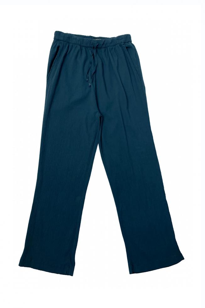 Pantalon de Pyjama Bleu du Japon - Couleur Chanvre