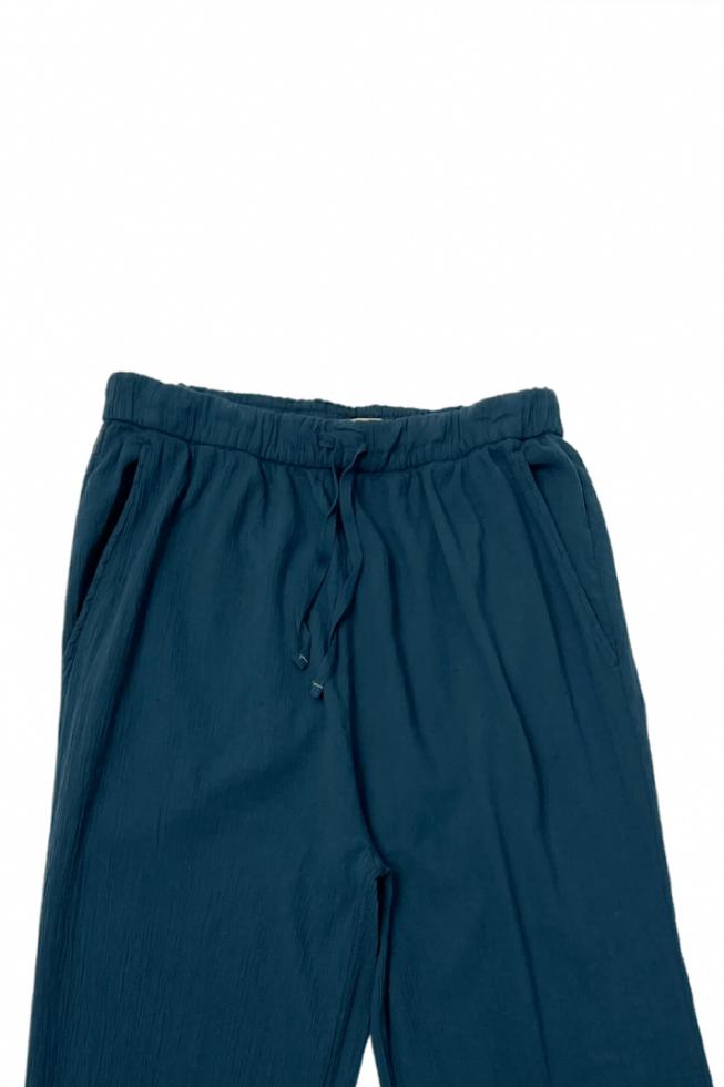 Pantalon de Pyjama Bleu du Japon - Couleur Chanvre