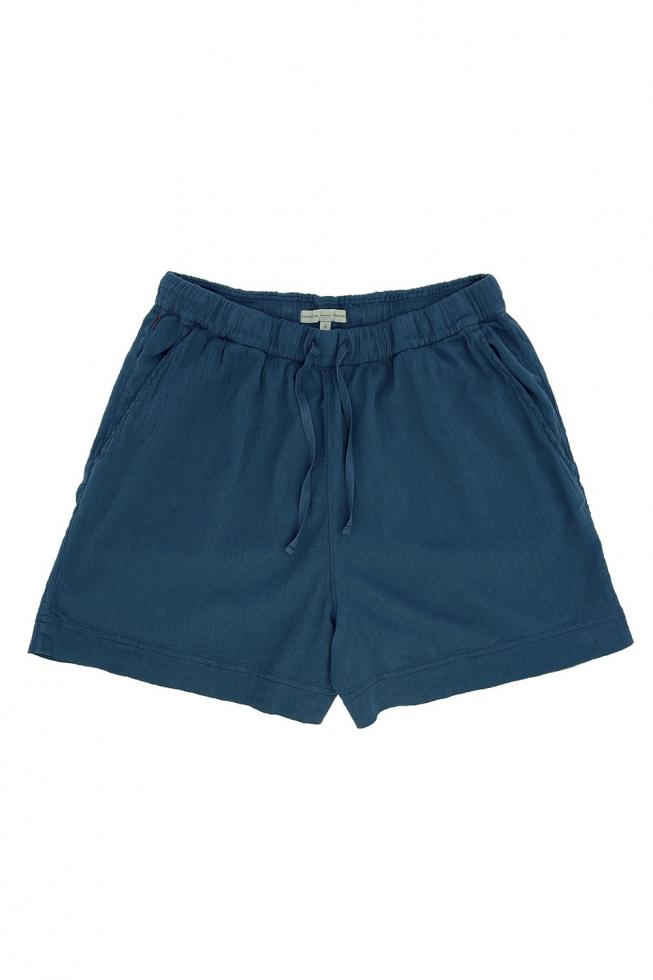kurze Schlafanzughose Japanblau - Couleur Chanvre