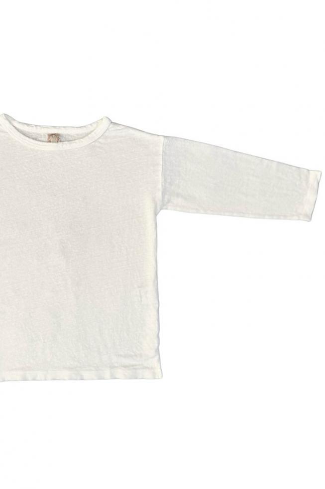 Le T-shirt 360 à manches longues Blanc de chaux - Couleur Chanvre