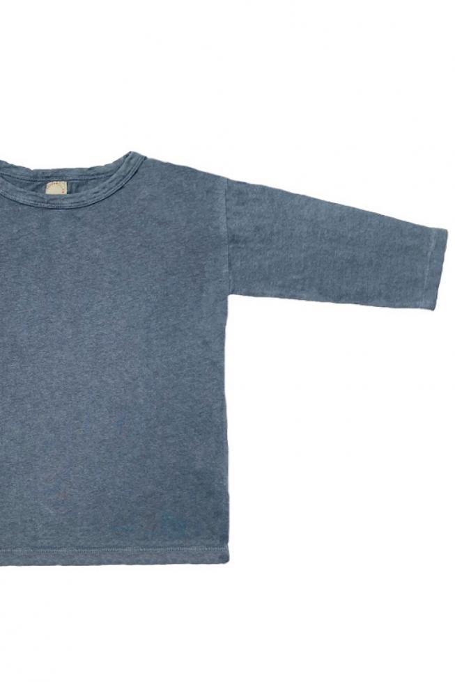 The 360 long sleeve t-shirt Blue Tea - Couleur Chanvre