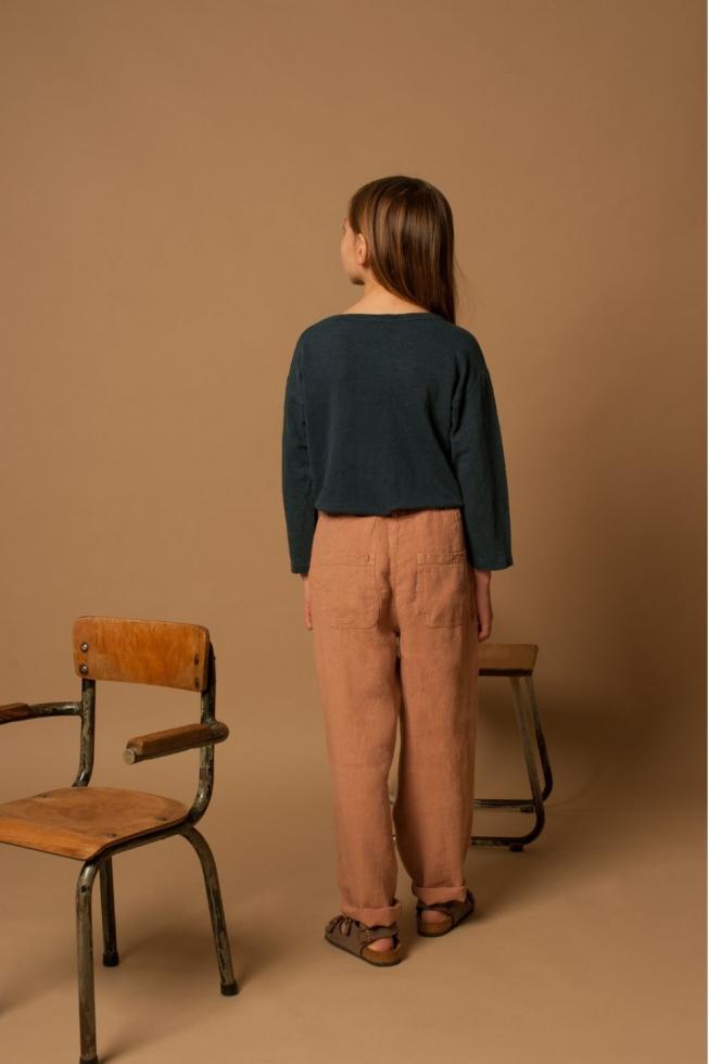 Le T-shirt 360 à manches longues Bleu du Japon - Couleur Chanvre