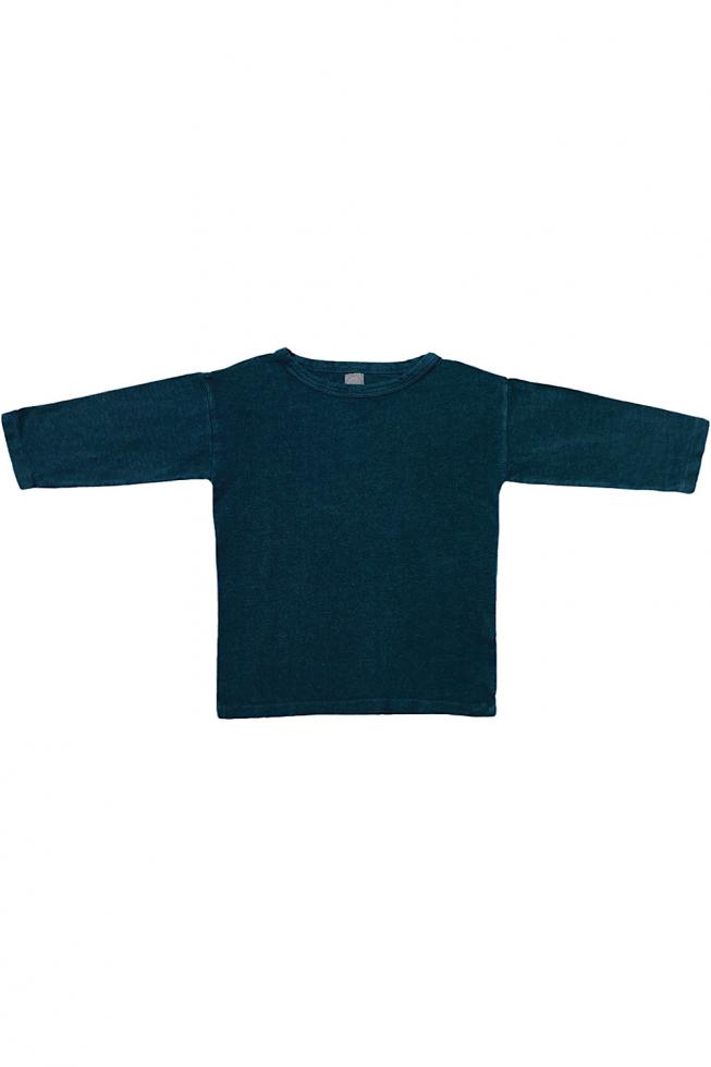 Le T-shirt 360 à manches longues Bleu du Japon - Couleur Chanvre