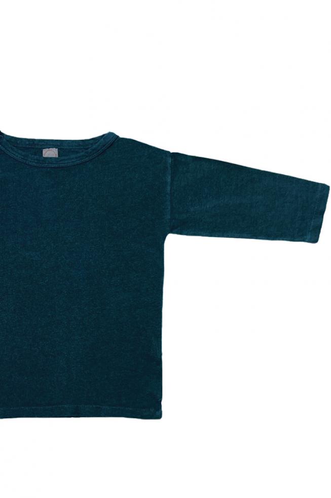 Le T-shirt 360 à manches longues Bleu du Japon - Couleur Chanvre