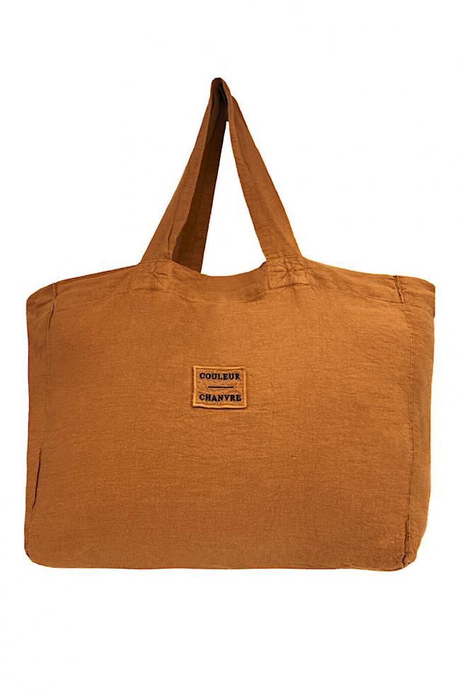 Sac cabas en chanvre pur Terre d'Egypte - Couleur Chanvre