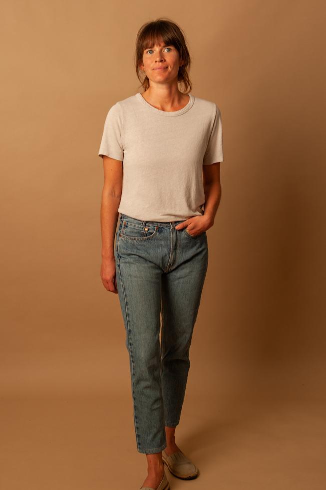 Women's T-shirt Pearl Grey - Couleur Chanvre