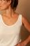 Camiseta de tirantes Blanco de cal - Couleur Chanvre