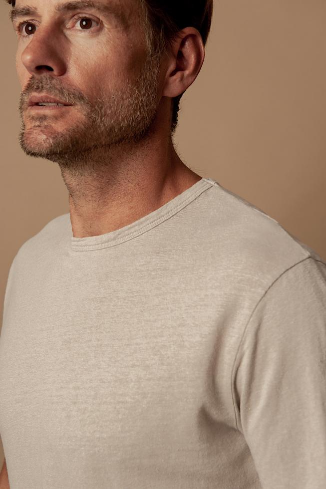 Hombre camiseta Gris perla - Couleur Chanvre