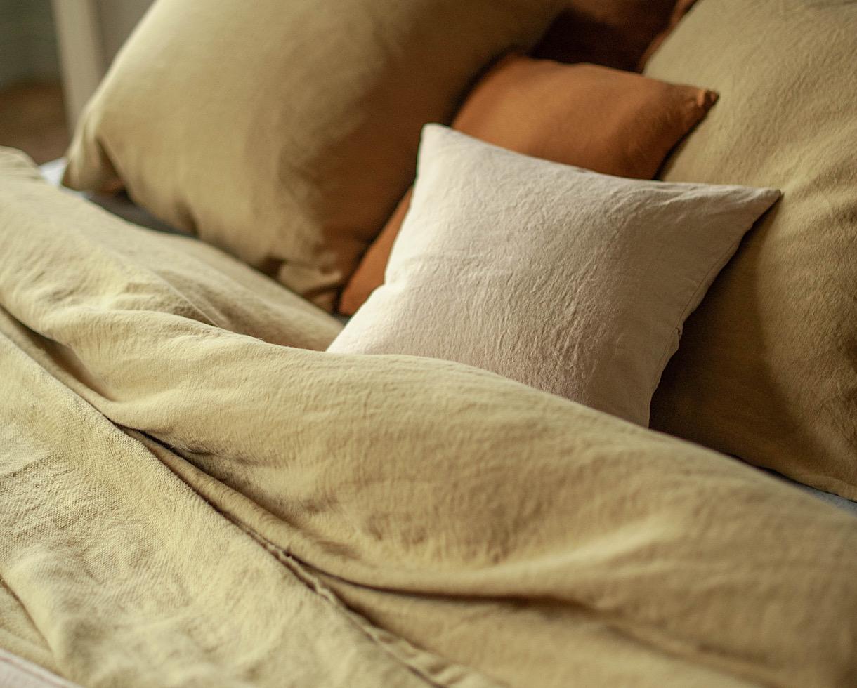 Housse de coussin en chanvre Argile - Couleur Chanvre