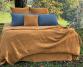 Jacquard Bedspread / Plaid Amber - Couleur Chanvre